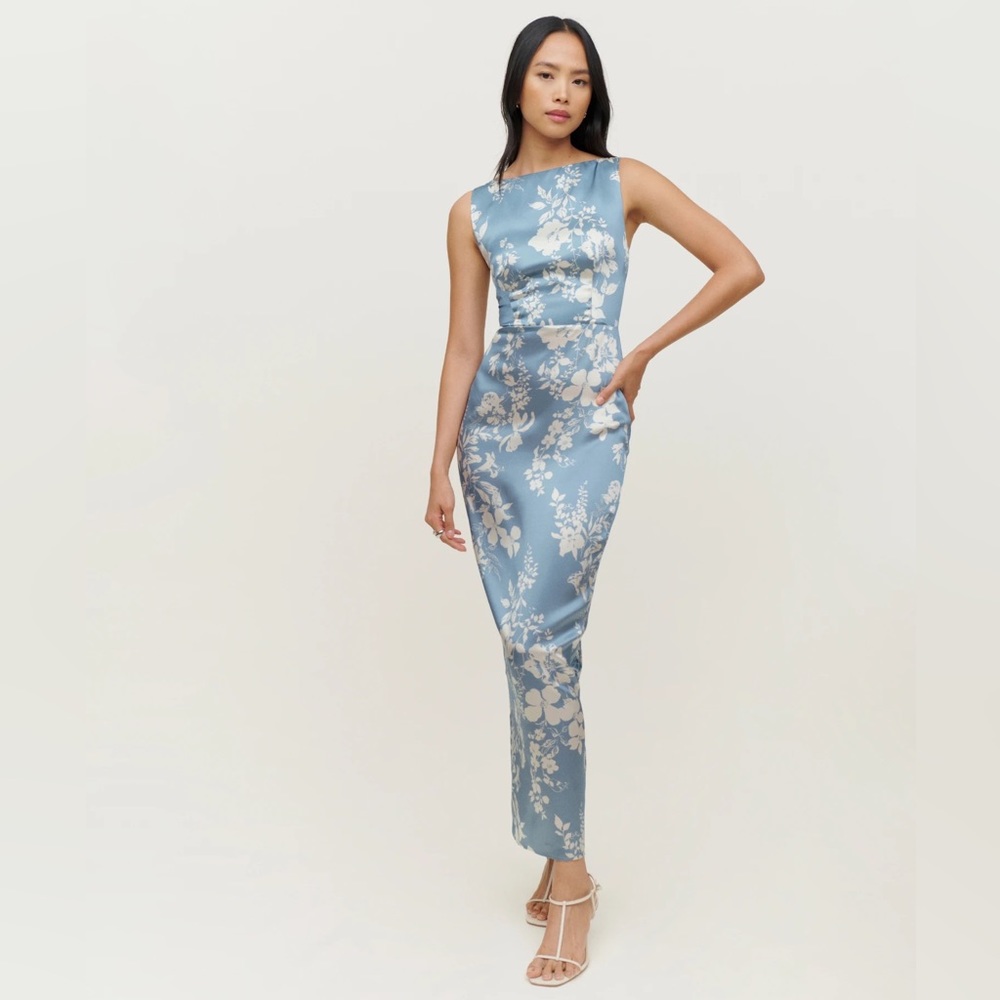 Reformation Zya Silk Dress